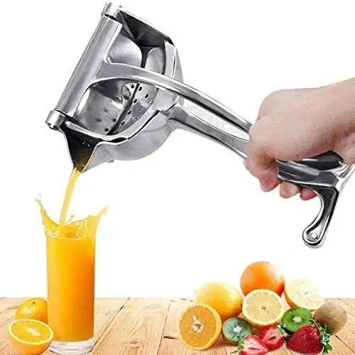 عصارة يدوية للفواكه والخضر بلا كهرباء