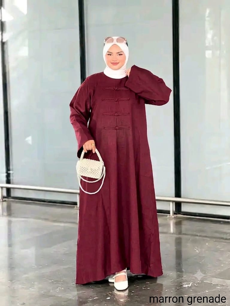 عباية الأندلس – ألوان ترابية، مقاسات M-XXL